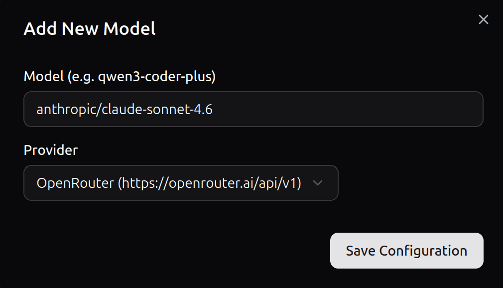 Add New Thinking Model Form